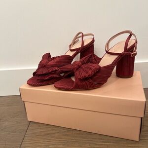 Loeffler Randall Camellia Tea Rose Bow Heel